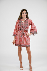 Light Gray Brynn Mini Dress | Cranberry Mini Dress