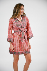 Light Gray Brynn Mini Dress | Cranberry Mini Dress