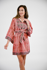 Light Gray Brynn Mini Dress | Cranberry Mini Dress