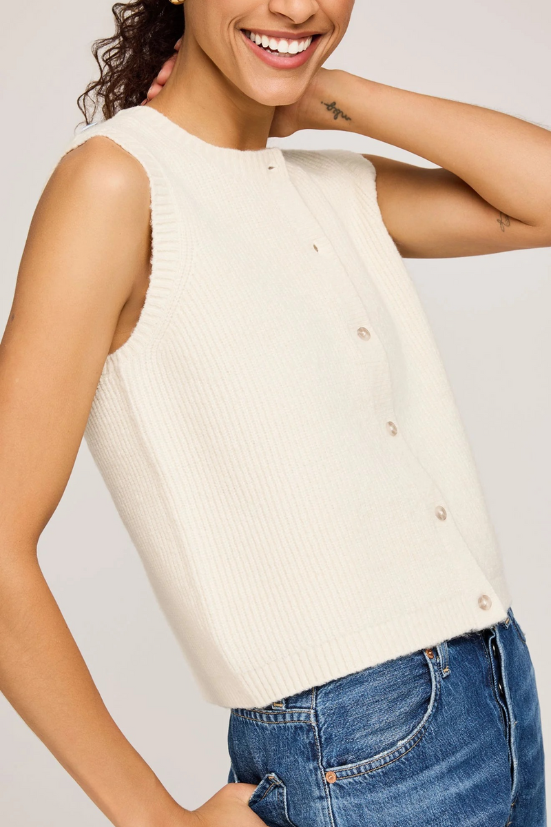 Light Gray Winnie Knit Vest Vest