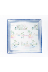 White Smoke I Love Charleston Scarf | Charleston Icons Print Scarf