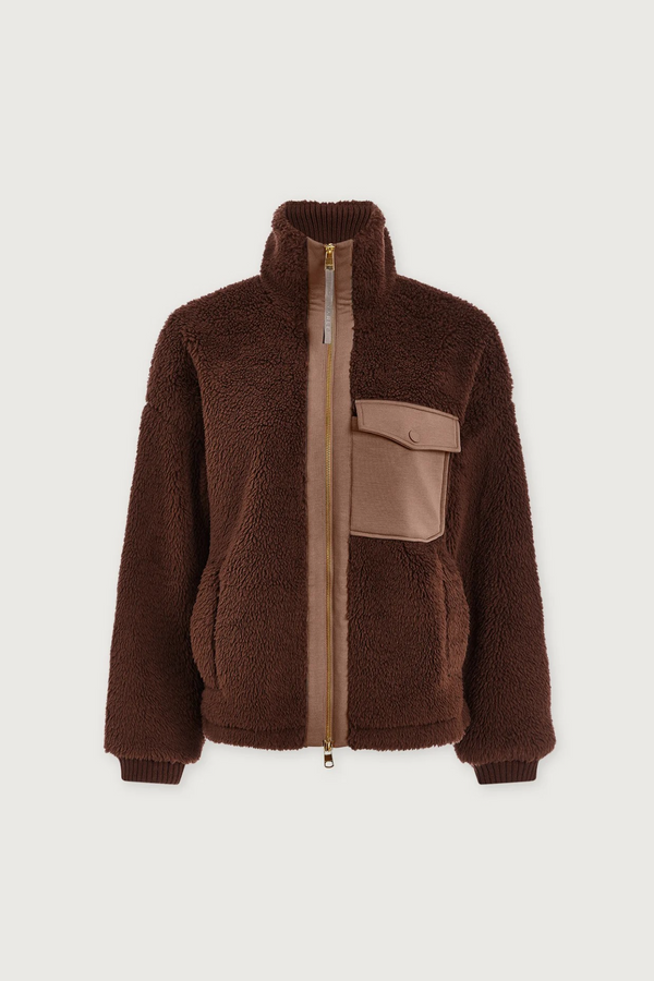 Beige Lowell Sherpa Jacket Jacket
