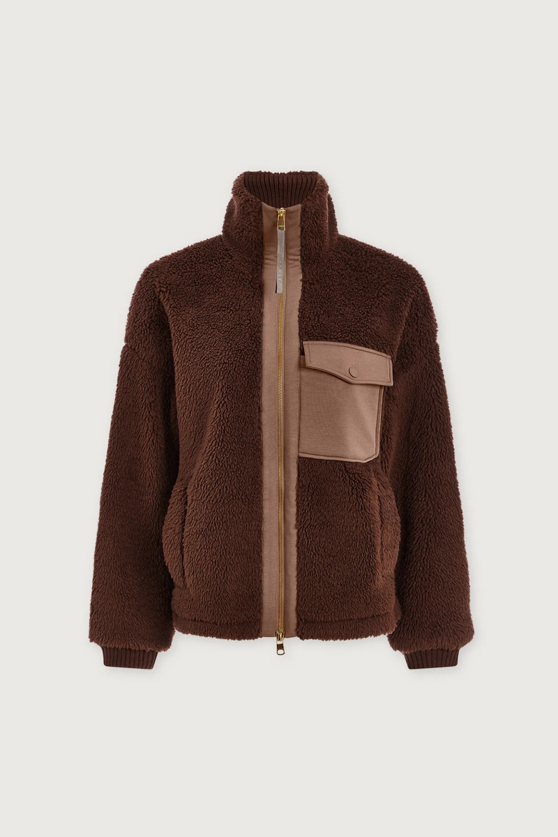 Beige Lowell Sherpa Jacket Jacket
