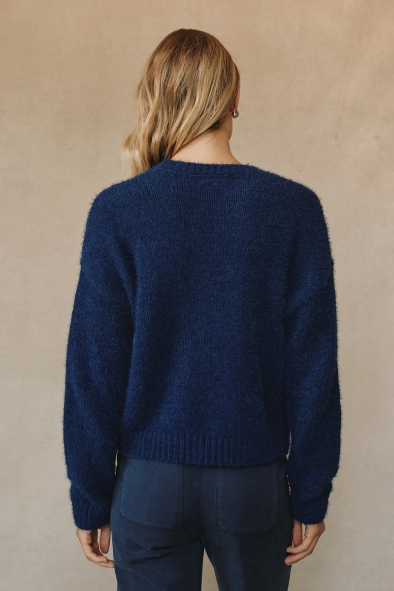 Rosy Brown Drop Shoulder Sweater Sweater