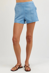 Lavender Catalina Clean Front Short Short