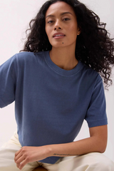 Light Gray Relaxed Crop Tee Crop Tee