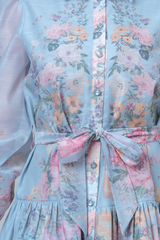 Dark Gray Andrea Floral Dress Dress