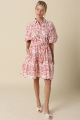 Gray Taylor Floral Mini Dress Mini Dress