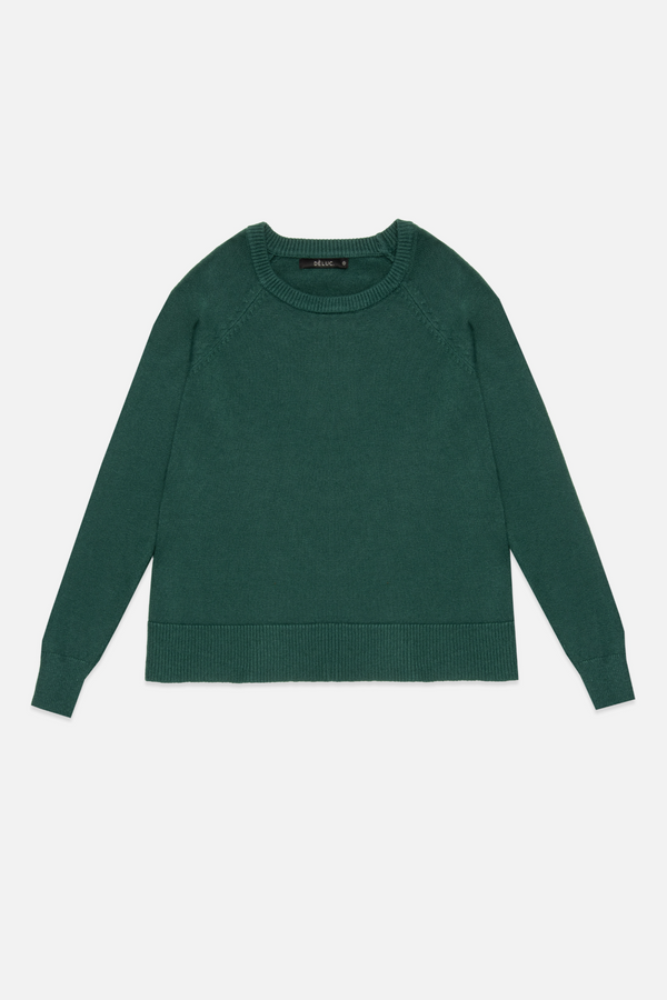 White Smoke Begonia Sweater Sweater