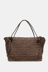 Lavender Ravello Tote Bag | Dark Chocolate Tote