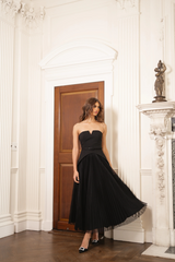 Dark Olive Green Lilibet Gown Formal Gown