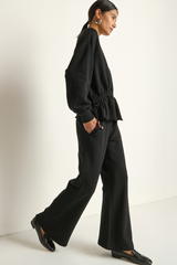 Black Reece Sweatpant Pant