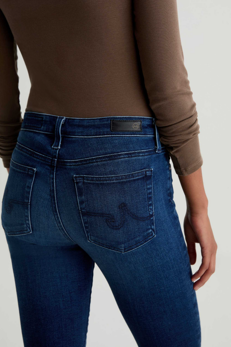 Dark Slate Gray Mari Mid-Rise Slim Straight | Epilogue Jeans