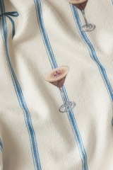 Light Gray Cozy Espresso Martini Shorty Pajama Shorts