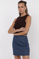 Dark Slate Gray Go To It Sweater Top Top