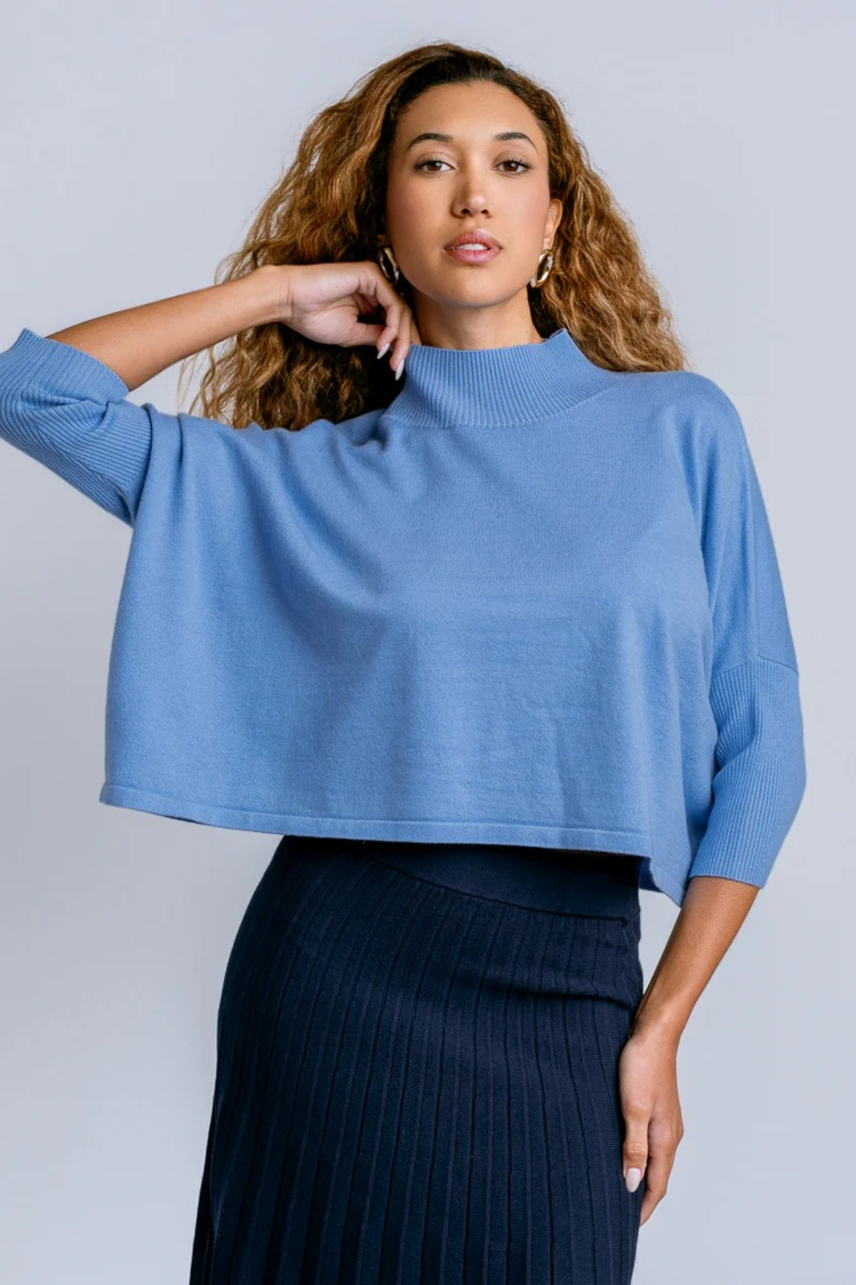 ULTERIOR ニットポロ Aja Ortho Solid Sweater – Two Cumberland