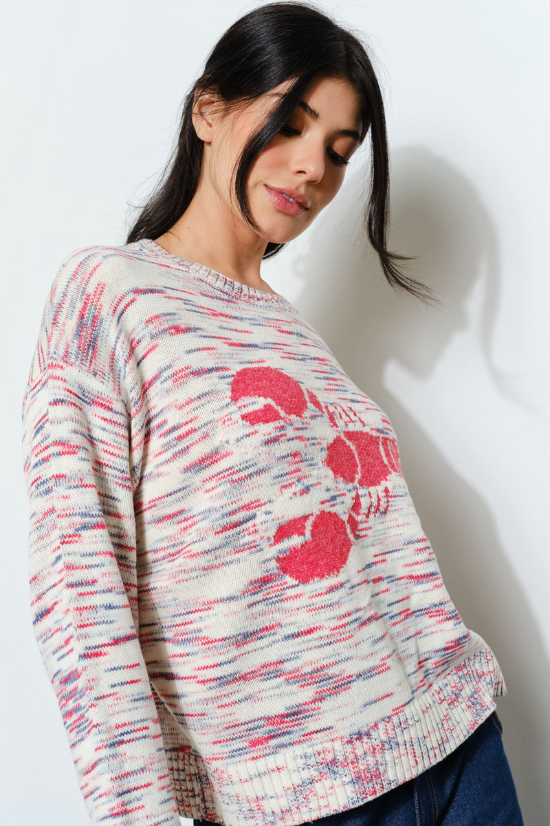 Light Gray Super Nova Lobster Sweater Sweater