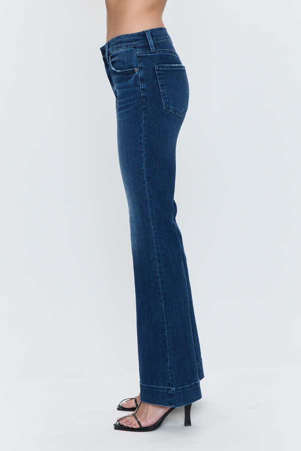 Lavender Kinsley Mid Rise Ultra Flare | Modern Jeans