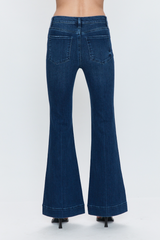 Lavender Kinsley Mid Rise Ultra Flare | Modern Jeans