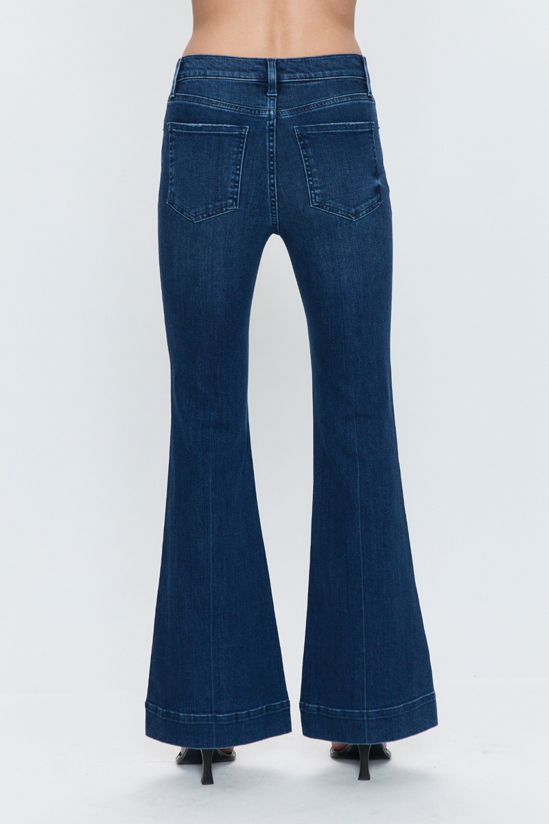 Lavender Kinsley Mid Rise Ultra Flare | Modern Jeans