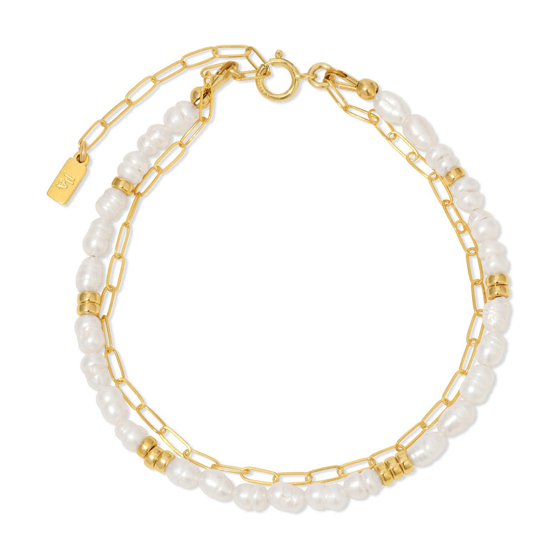 Light Gray Endless Summer Beaded Bracelet Bracelet