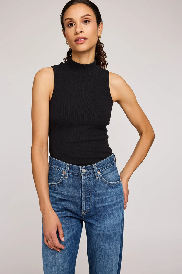 Dark Slate Gray Michelle Ribbed Tank Tank