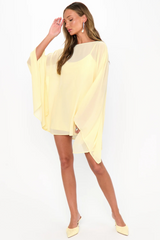White Smoke Olsen Mini Dress Mini Dress