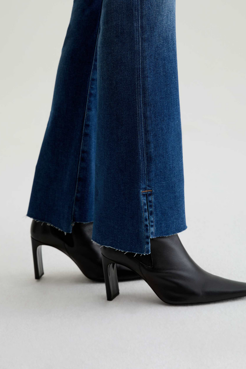 Light Gray Angel Low Rise Boot Cut | 12 Years Assumption Jeans