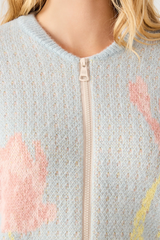 Light Gray Jena Sweater Jacket Jacket