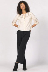 Antique White Ziya Shirt Shirt