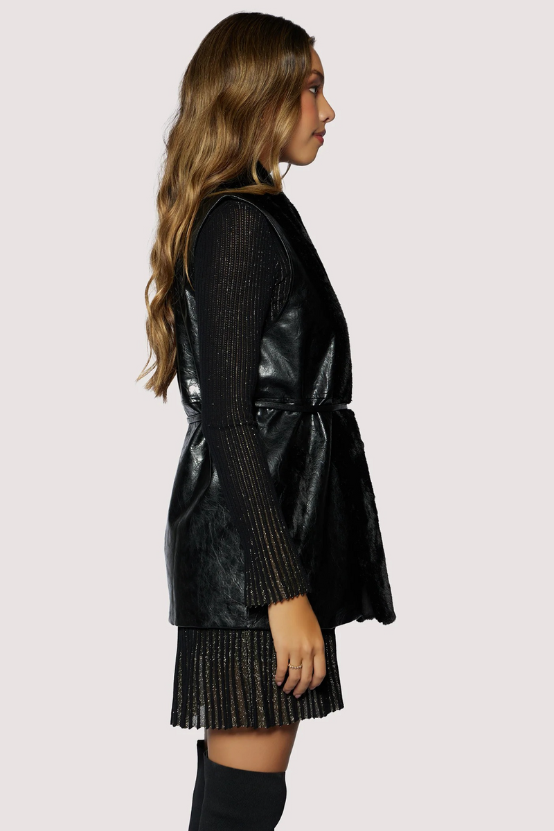 Black Night Of Love Vest Coat Vest