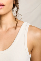 Misty Rose Blondie Ribbed Tank Tank
