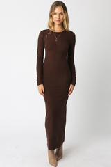 Lavender Kerri Knit Maxi Dress Maxi Dress