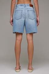 Dark Gray Alyx Baggy Shorts | Medium Wash Short