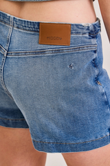 Peyton Micro Mini Skirt | Medium Wash