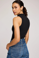 Dark Slate Gray Michelle Ribbed Tank Tank