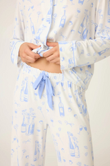 Light Gray Parisian Dreams Pant Pajama Pants