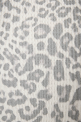 Gray Boyfriend Boxer Leopard Print Shorts Set Pajamas