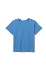 White Smoke Harley Boxy Crew Tee T Shirt