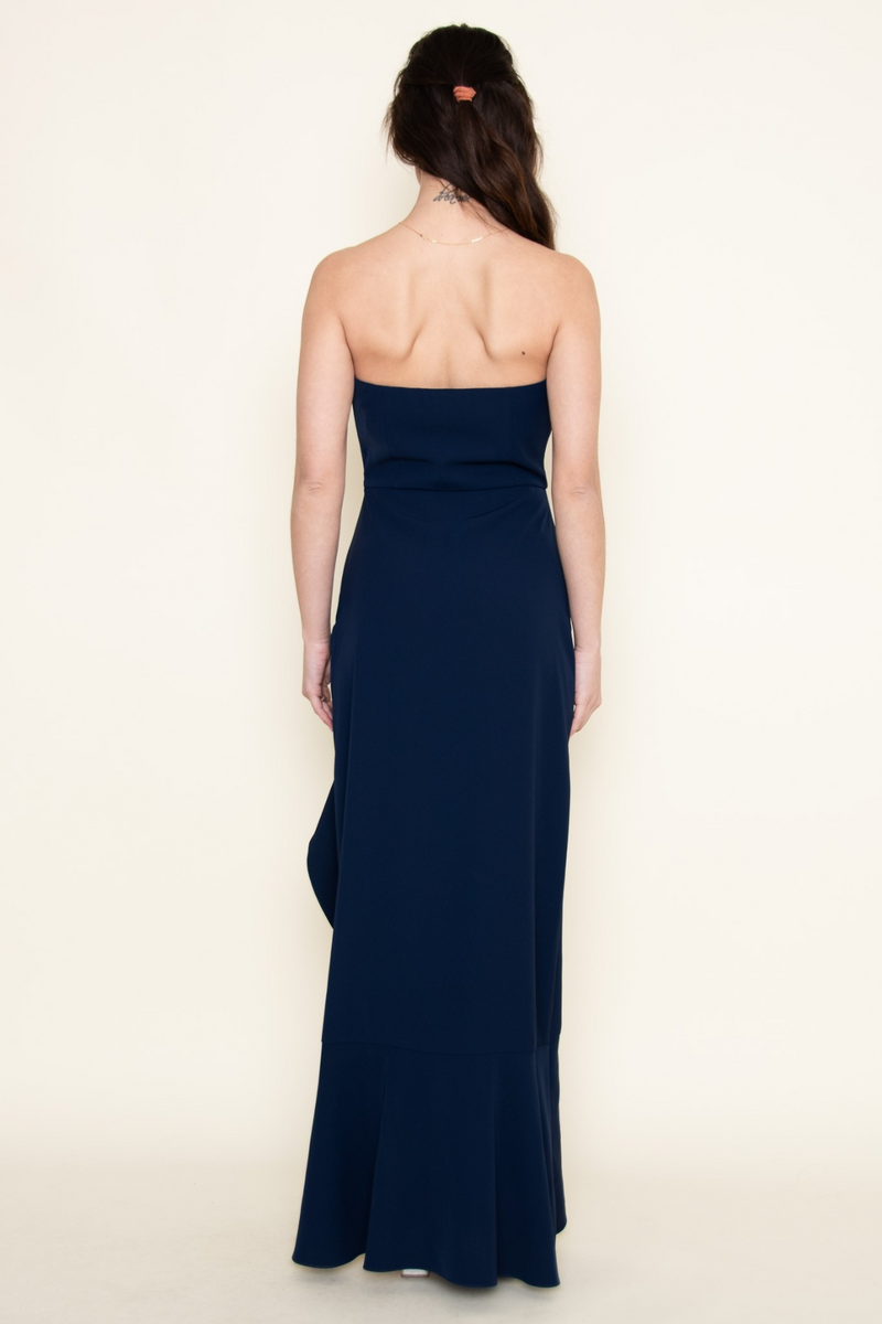 Black Moonlit Melody Strapless Maxi Dress Maxi Dress
