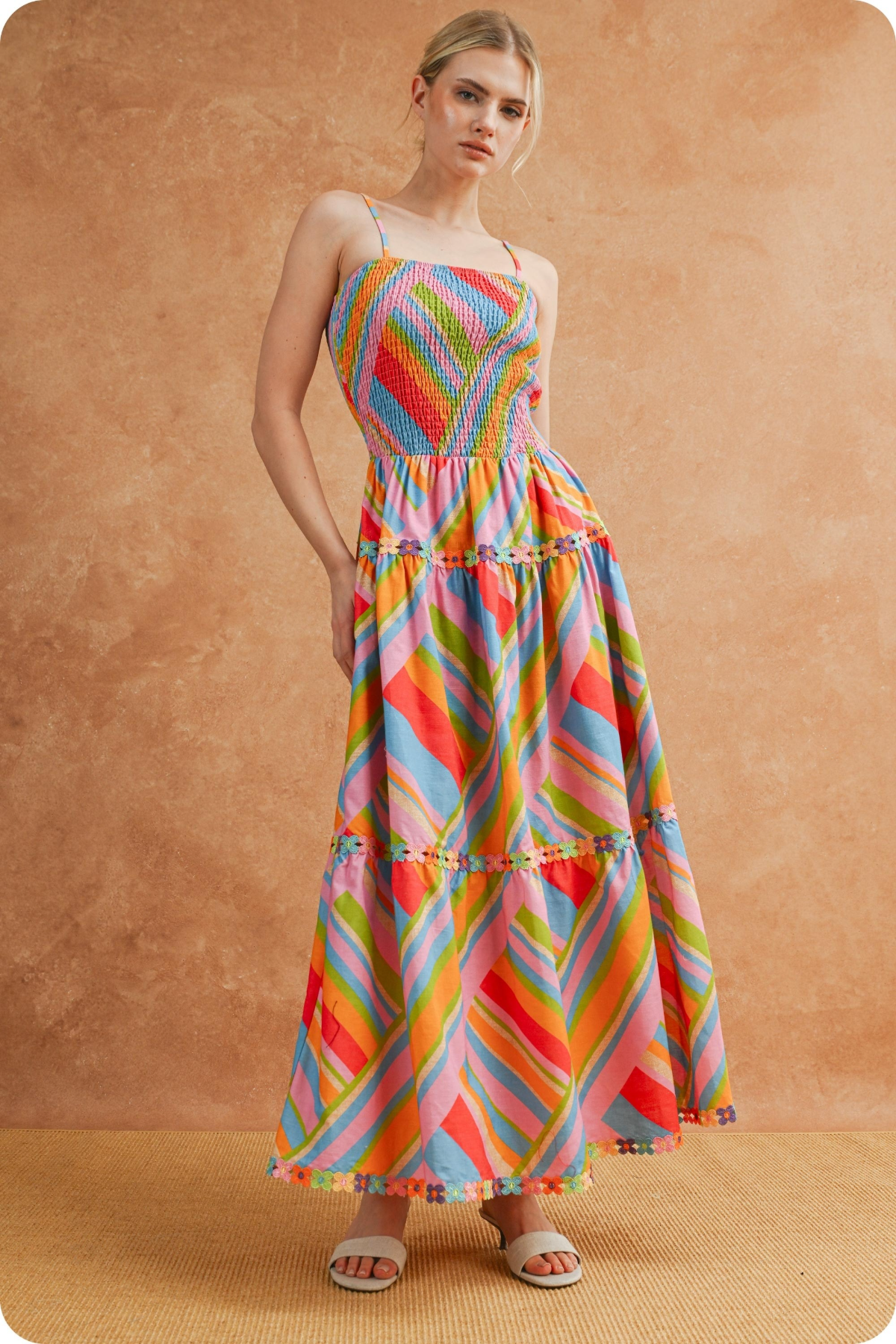 rainbow midi dress Rhythm Multicolor / M beautiful print gives the Shoe Size:Size 8.5 PROMO_25_AFFILIATION Comment for the links!