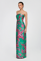 Lavender Cleo | Strapless Column Gown Formal Dress