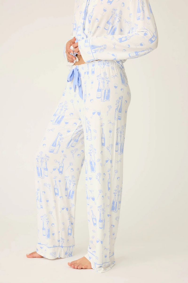 Antique White Parisian Dreams Pant Pajama Pants