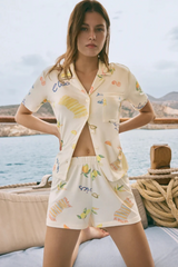 Lavender Tropic PJ Shorts PJ Shorts