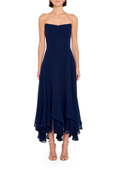 Midnight Blue Monterey Dress Midi Dress