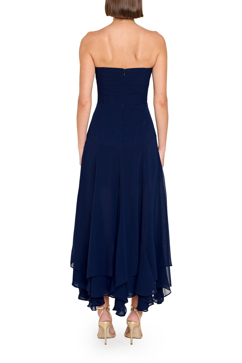 Midnight Blue Monterey Dress Midi Dress
