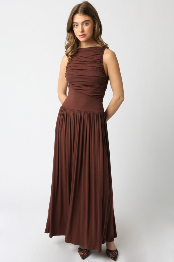 Dark Slate Gray Rustling Love Maxi Dress Maxi Dress