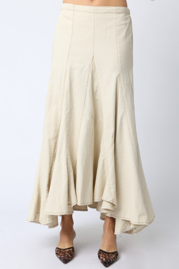 Light Gray Melrose Maxi Skirt Maxi Skirt
