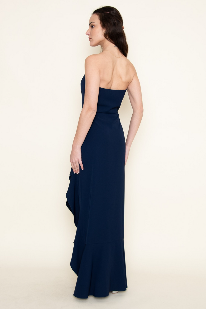 Black Moonlit Melody Strapless Maxi Dress Maxi Dress
