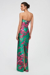 Lavender Cleo | Strapless Column Gown Formal Dress